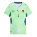 Camiseta Suiza Remo Freuler #8 Segunda Equipación Replica Mundial 2026 para mujer mangas cortas
